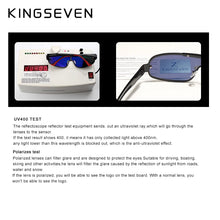 Load image into Gallery viewer, KingSeven Aluminum Polarized Sunglasses HD Men&#39;s Sun Glasses Integrated Lens