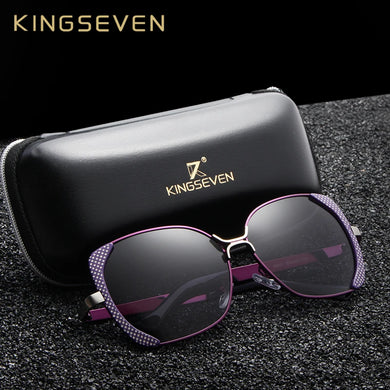 Kingseven Luxury Polarized Sunglasses Vintage Butterfly Women's Sun Glasses