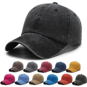 COKK Washed Cotton Baseball Cap - Adjustable Unisex Dad Hat Snapback for Men & Women