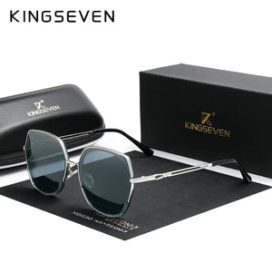 Kingseven Women's Luxury Polarized Sunglasses Butterfly Design Gradient Lens