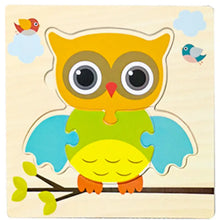 Load image into Gallery viewer, Baby Wooden 3D Puzzles Tangram Shapes Learning Educational Cartoon Animal Intelligence Jigsaw Toys For Children Gift