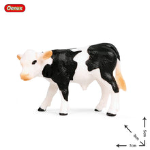 Load image into Gallery viewer, Cute Farm Animals Milk Cow Cattle Calf Angus Bull OX Buffalo Model Action Figures Toy