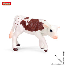 Load image into Gallery viewer, Cute Farm Animals Milk Cow Cattle Calf Angus Bull OX Buffalo Model Action Figures Toy