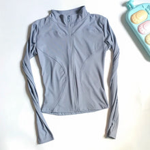 Load image into Gallery viewer, Peeli Long Sleeve Sports Jacket Women Zip Fitness Yoga Shirt Winter Warm Gym Top Activewear Running Coats Workout Clothes Woman