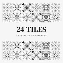 Load image into Gallery viewer, 24pcs/set Light Color Tiles Sticker Wall Stickers Kitchen Bathroom Home Renovation Wallpaper Waterproof Self-adhesive Wall Decal