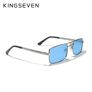 KINGSEVEN Polarized Vintage Sunglasses - Stainless Steel Frame, Driving Fishing