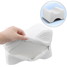 Load image into Gallery viewer, Memory Foam Knee Pillow Back Support Align Spine Pregnancy Body Pillows for Side Sleepers for Orthopedic Sciatica Back Leg Hip