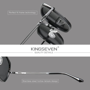 Kingseven Women's Luxury Polarized Sunglasses Butterfly Design Gradient Lens