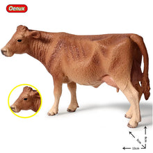 Load image into Gallery viewer, Cute Farm Animals Milk Cow Cattle Calf Angus Bull OX Buffalo Model Action Figures Toy