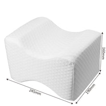 Load image into Gallery viewer, Memory Foam Knee Pillow Back Support Align Spine Pregnancy Body Pillows for Side Sleepers for Orthopedic Sciatica Back Leg Hip