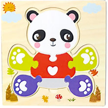 Load image into Gallery viewer, Baby Wooden 3D Puzzles Tangram Shapes Learning Educational Cartoon Animal Intelligence Jigsaw Toys For Children Gift