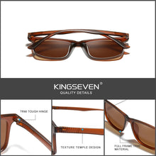 Load image into Gallery viewer, KINGSEVEN Ultra Light TR90 Polarized Cat.3 UV400 Sunglasses for Men Women Driving