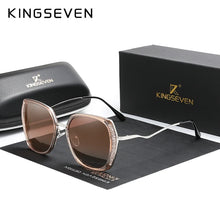 Load image into Gallery viewer, KingSeven Luxury Polarized Sunglasses Women&#39;s Gradient Butterfly Sun Glasses