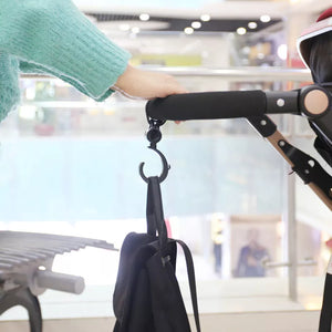 2PCS Multi-Purpose Pram Hooks - Convenient Stroller Accessories for Shopping