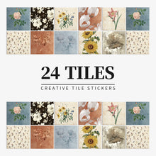 Load image into Gallery viewer, 24pcs/set Light Color Tiles Sticker Wall Stickers Kitchen Bathroom Home Renovation Wallpaper Waterproof Self-adhesive Wall Decal