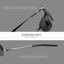 Load image into Gallery viewer, KingSeven Men&#39;s Polarized Sunglasses | Fashion Upgrade Rimless Driving Glasses