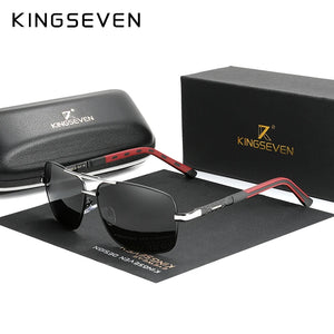 KINGSEVEN Pilot Polarized Sunglasses: Aluminum Frame Fashion Shades for Driving