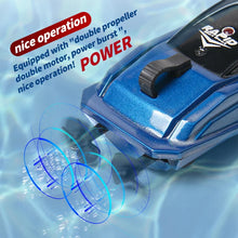 Load image into Gallery viewer, Mini RC Boat 5km/h - High Speed Remote Control Ship with LED Light, Perfect Pool Toy