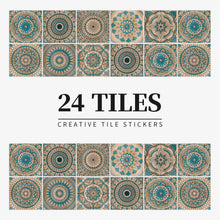 Load image into Gallery viewer, 24pcs/set Light Color Tiles Sticker Wall Stickers Kitchen Bathroom Home Renovation Wallpaper Waterproof Self-adhesive Wall Decal