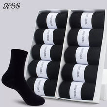 Load image into Gallery viewer, HSS Men&#39;s Cotton Business Socks - Soft, Breathable, Stylish, Plus Size 6.5-14