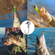 Load image into Gallery viewer, JYJ 1g 2g 3g 4g 5g 10g 20g 22g 25g 28g crank Jig head hook fishing hook head Jig lure hard bait soft worm jig hook for fishing
