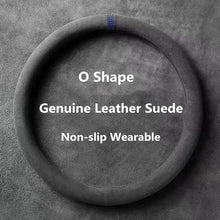 Load image into Gallery viewer, 38cm Suede Leather Car Steering Wheel Cover Wear-Resistant For BMW E90 F01 F06 F10 F15 F16 F20 F21 F25 F26 F30 F32 F82 M3 G20 X5