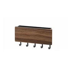 Load image into Gallery viewer, Wall Hanging Bamboo Key Hanger Holder Wall Organizer Rectangle Key Rack Hooks Coat Hooks Home Decoration Coat Hanger
