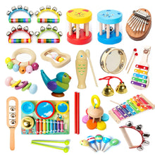 Load image into Gallery viewer, Toddler Wooden Percussion Instruments Educational Musical Toys Kids Baby Instrument