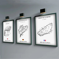 F1 International Track Circuit Canvas Painting – Wall Art