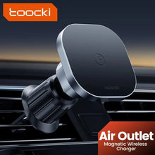 Load image into Gallery viewer, Toocki Magnetic Car Wireless Charger Car Phone Holder Air Outlet 15W Fast Charging Charger in Car For iPhone 15 14 13 12 Pro Max