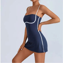 Load image into Gallery viewer, Golf Tennis Dress with Pad Sports Set Yoga for Women Workout Pickleball Clothing Badminton Skorts Activewear