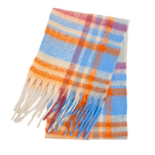 Load image into Gallery viewer, 2025 Winter Thick Warm Scarf Women Cashmere Shawl and Wraps Pashmina Neckerchief Bufanda Female Rainbow Hairy Tessel Echarpe New