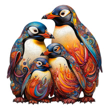 Load image into Gallery viewer, Wooden Penguin Puzzle - Irregular Animal Shape, Gift Box, Stress Relief &amp; Family Fun