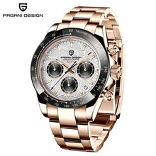 Load image into Gallery viewer, 40mm New V2 PAGANI DESIGN Men's Quartz Watches Sapphire Retro Chronograph Stainless Steel Waterproof Watch Men Relogio Masculino