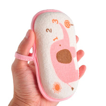 Load image into Gallery viewer, Cute Kids Baby Cotton Shower Bath Sponge Rub Cartoon elephant Body Wash Towel Infant Toddle Newborn Bath Brushes Soft Sponge