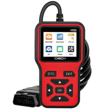 Load image into Gallery viewer, Car OBD2 Scanner Diagnostic Tool Code Reader, Car Voltage Tester Engine Fault Code Scanner, Charging Tester Diagnostic Tool V500