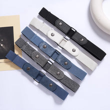 Load image into Gallery viewer, Buckle-Free Adjustable Elastic Stretch Belt - No Hassle for Casual Wear