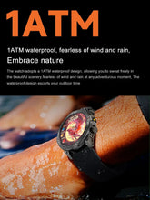 Load image into Gallery viewer, AMZMAX 1.43&quot; AMOLED Smart Watch Men LED Flashlight Compass Health Monitor 1ATM Waterproof