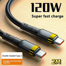 Load image into Gallery viewer, 120W Fast Charger PD Quick Charging High Quality USB C TO USB Type C Cable For iPhone Xiaomi 15 Plus Pro Max Samsung S24