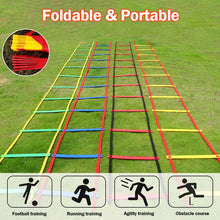 Load image into Gallery viewer, Agility Ladder Nylon Straps Soccer Football Speed Training Ladder Equipment Sports Fitness Running Warm-Up Training Ladder Tool