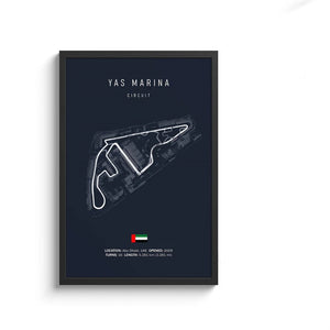 F1 International Track Circuit Canvas Painting – Wall Art