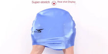 Load image into Gallery viewer, Swim Caps Ear Protection Full Silicone Swimming Cap ,universal,swimming  Earmuffs
