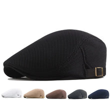 Load image into Gallery viewer, Men&#39;s Mesh Newsboy Cap - British Style Painter Hat Summer Beret