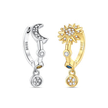 Load image into Gallery viewer, Original 925 Sterling Silver Earrings 2025 Stud Hoop Crystal Earings For Women Rose Gold Crown Heart Infinity Bee Earing Jewelry