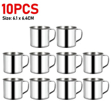 Load image into Gallery viewer, Stainless Steel Coffee Mugs Insulated Coffee &amp; Tea Cup with Handles Shatterproof 200mL Metal Cup Mug Kitchen Accessories