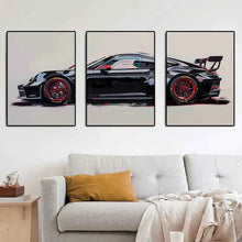 Load image into Gallery viewer, GT3 RS Graffiti Wall Art, HD Canvas Print Poster, Home, Living Room, Room Decoration