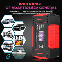 Load image into Gallery viewer, Charger Car and Motorcycle Battery Charging Unit Lead-Acid Battery Repair LCD Display 6A 12V Intelligent Car Battery