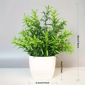 Artificial Potted Plant - Elegant Desktop Decor for Home and Office