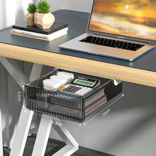 Load image into Gallery viewer, Invisible Storage Table Shelf Storage Box New Pull Out Storage Box Hanging Under Desk Drawer Large Capacity Undertable Drawer
