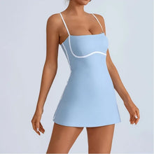 Load image into Gallery viewer, Golf Tennis Dress with Pad Sports Set Yoga for Women Workout Pickleball Clothing Badminton Skorts Activewear